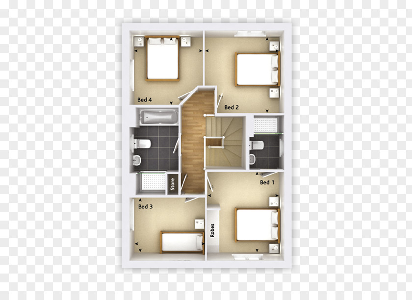 Standish Grange House Single-family Detached Home Bedroom Floor PlanHouse Bloor Homes PNG