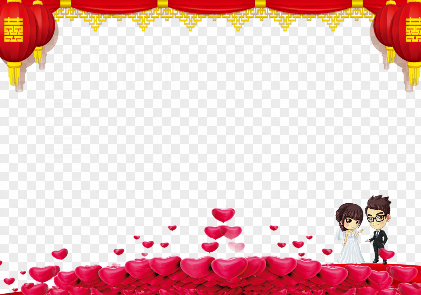 Wedding Background Material Invitation PNG