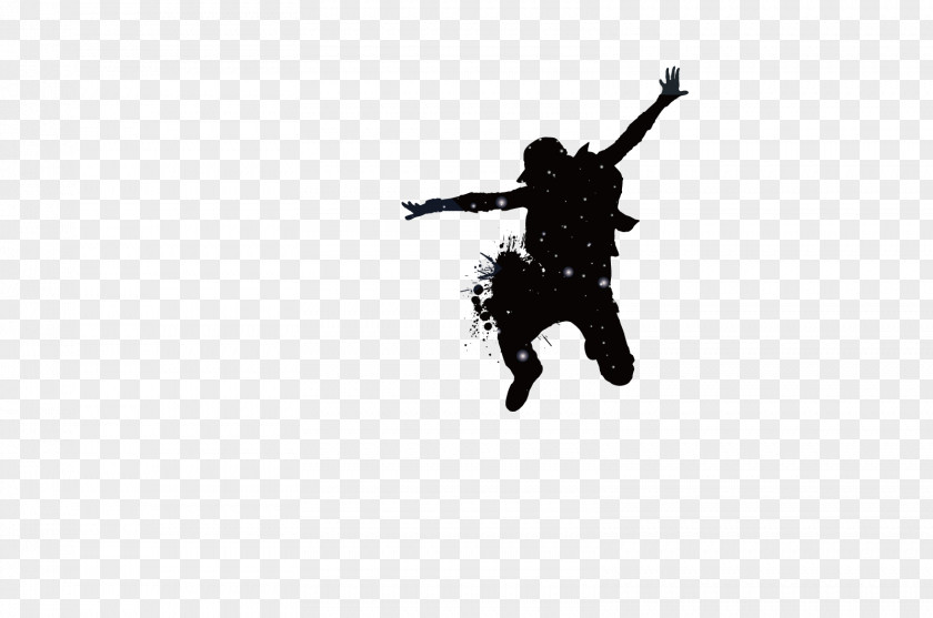 Crazy Dancers Silhouette Dance PNG