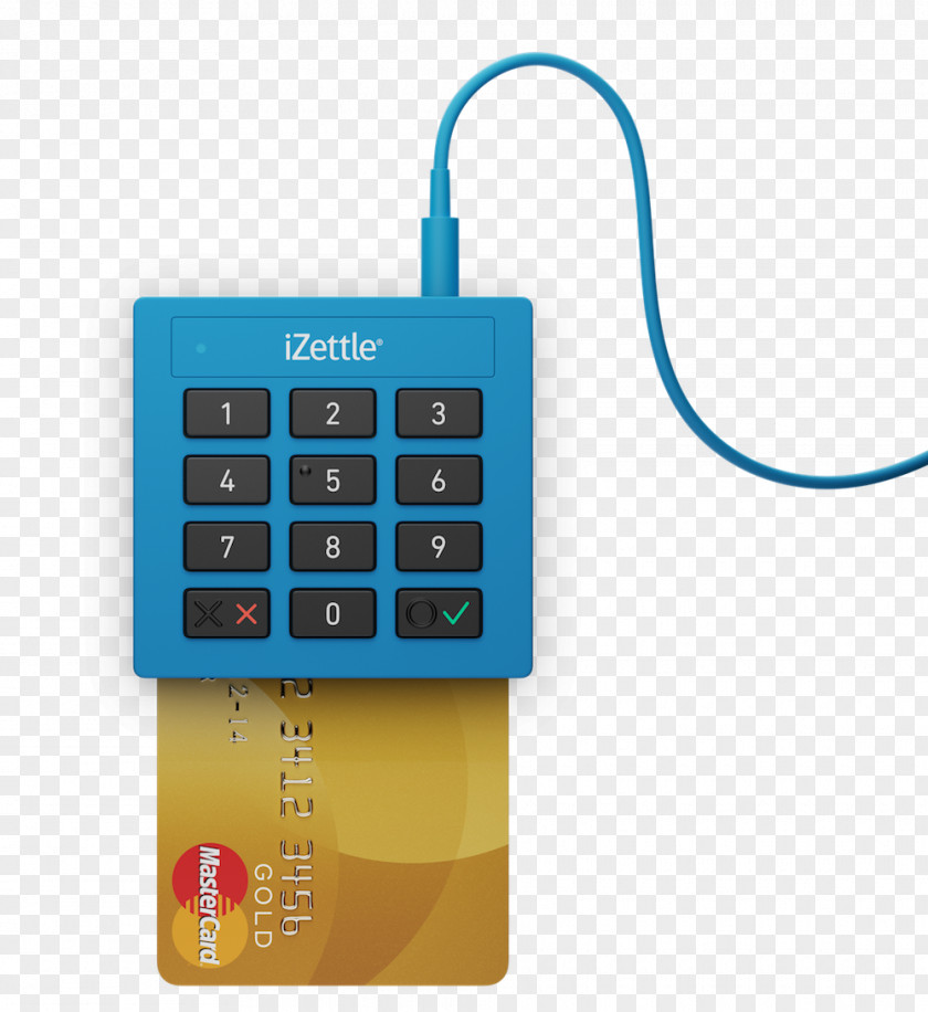 Credit Card Payment Terminal IZettle Business Contactless PNG