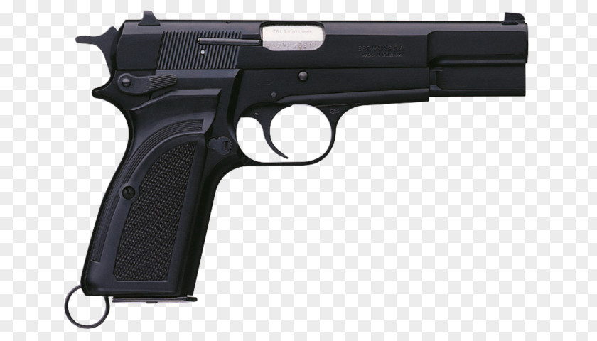 Handgun Browning Hi-Power Firearm Semi-automatic Pistol 9×19mm Parabellum 9 Mm Caliber PNG