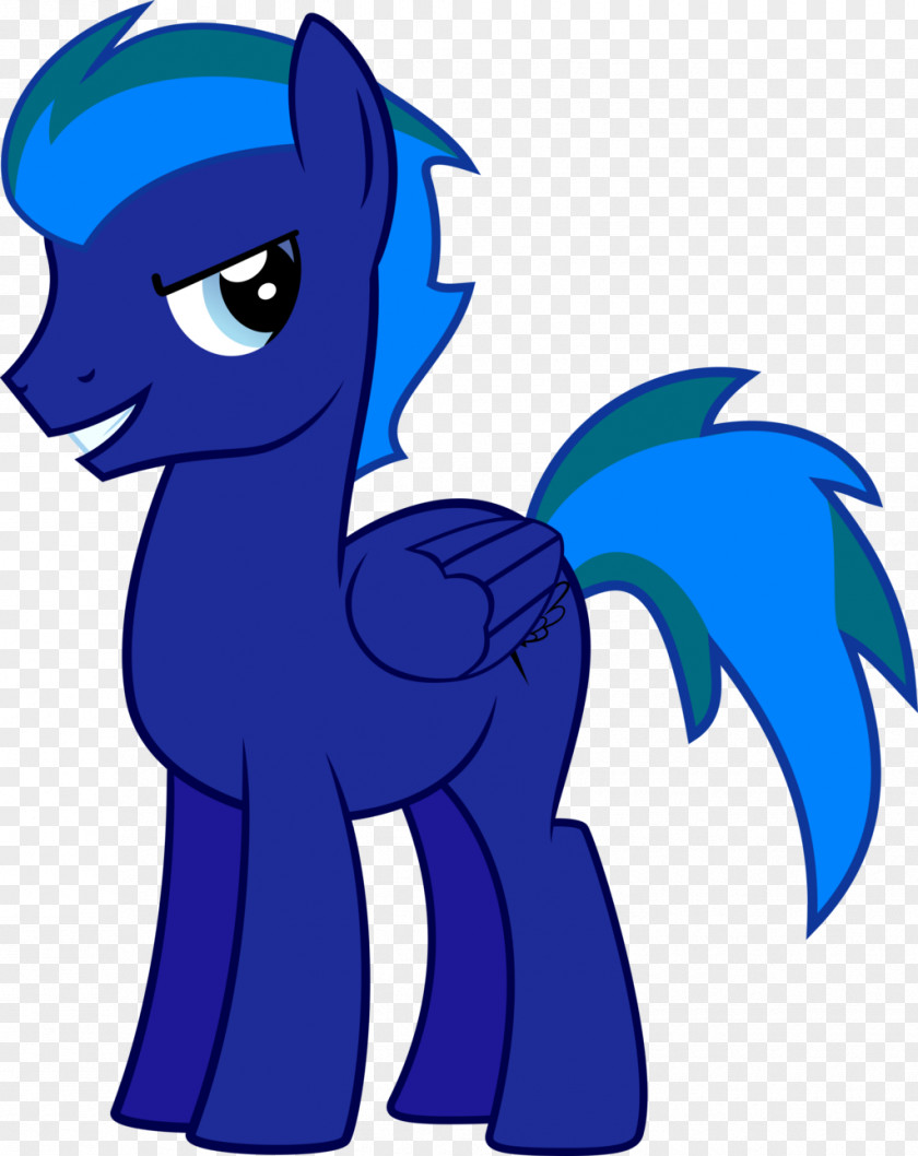 Horse Cobalt Blue Cartoon Clip Art PNG