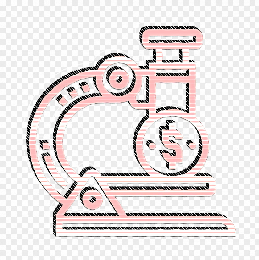 Microscope Icon Crowdfunding Research PNG