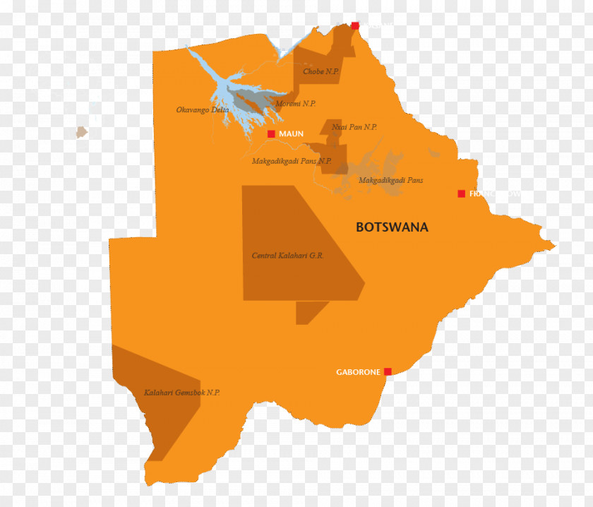 Safari Botswana United States Vector Map Royalty-free PNG