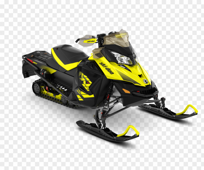 Yellow And Black Flyer Ski-Doo Snowmobile Iron Dog Sled BRP-Rotax GmbH & Co. KG PNG