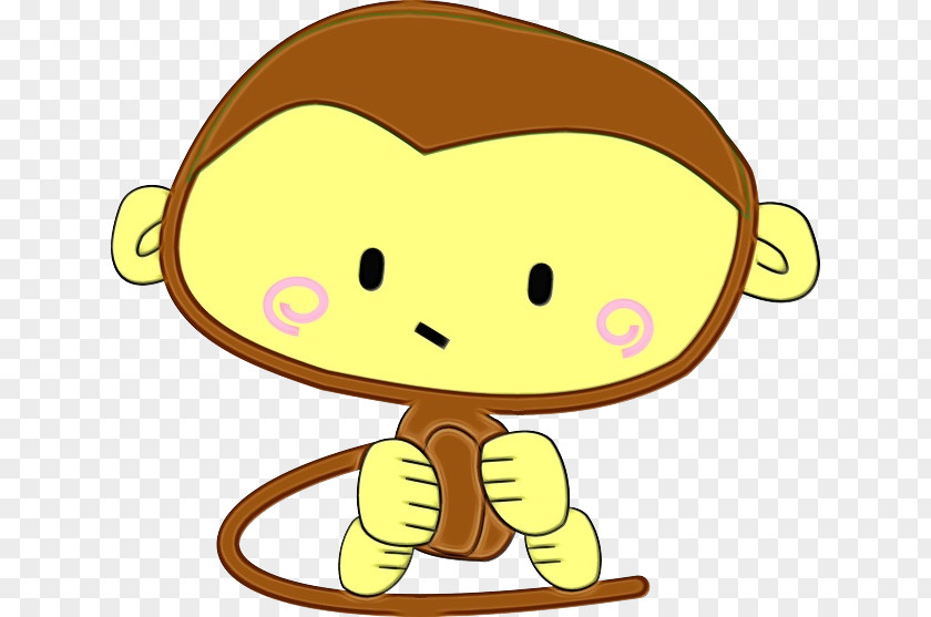 Child Smile Monkey Cartoon PNG