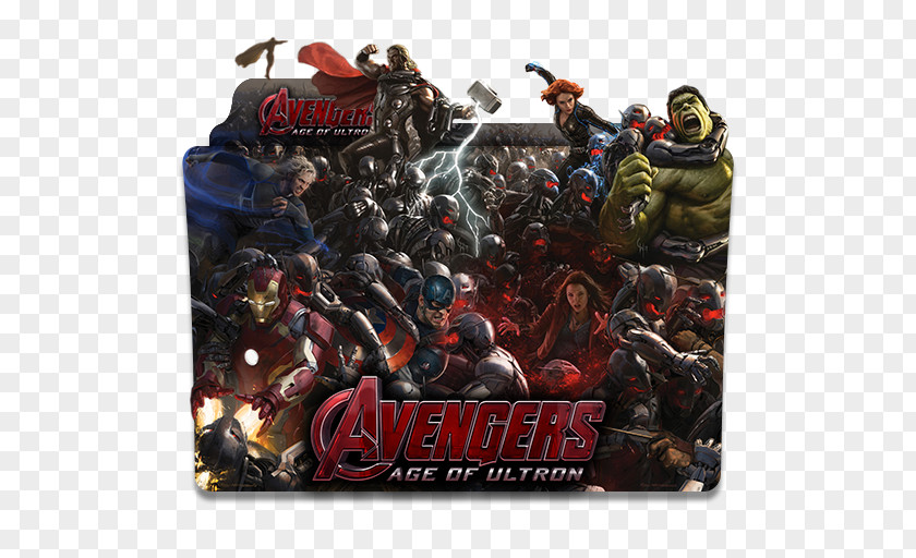 Ultron Iron Man Captain America Hulk Marvel Cinematic Universe PNG