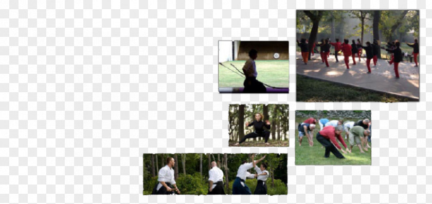 Collage Advertising Tai Chi Brand Qi PNG