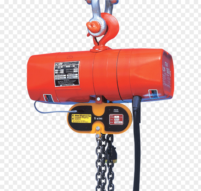 Crane Chain Machine Hoist Tool PNG