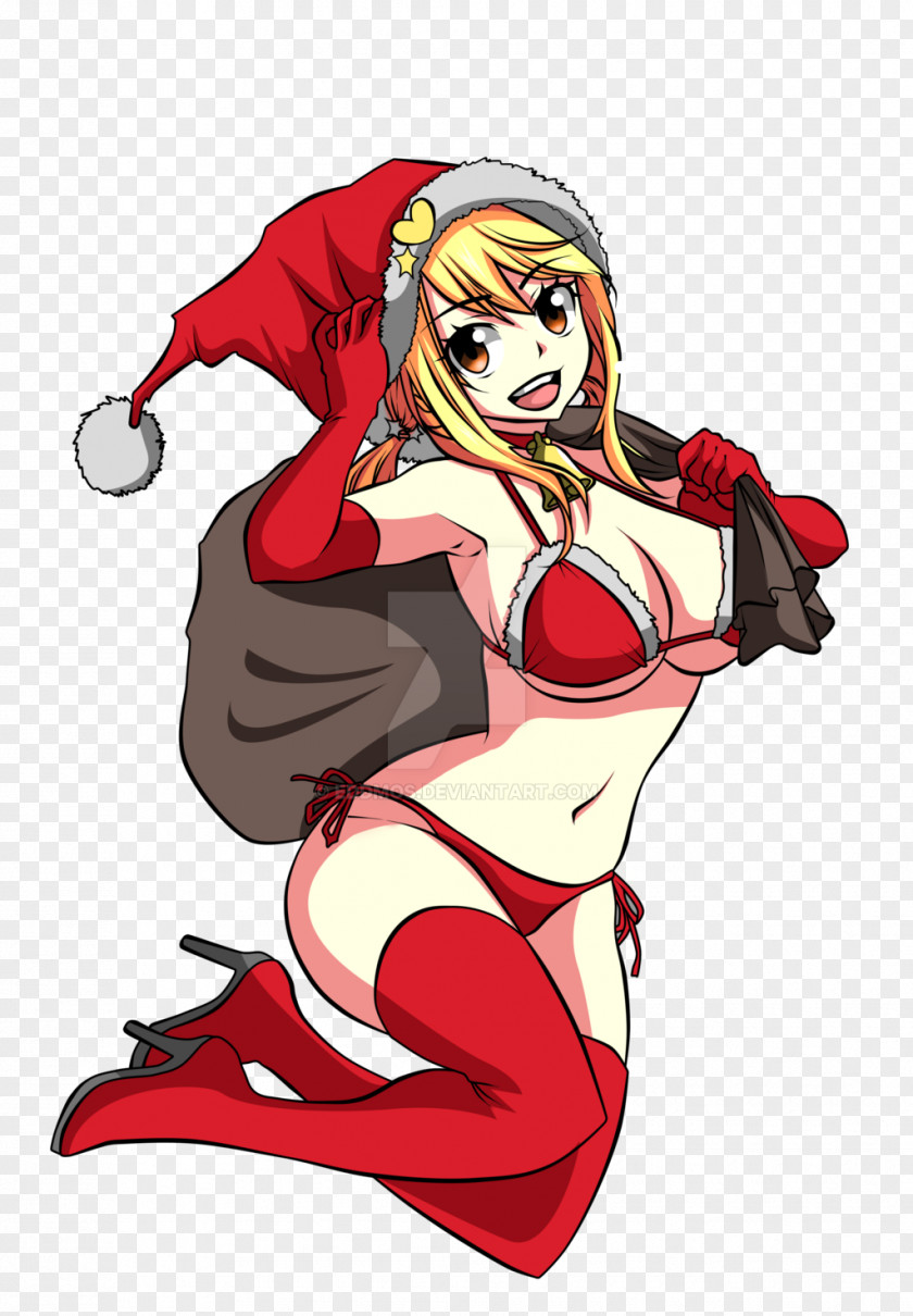 Fairy Tail Santa Claus Christmas Female PNG