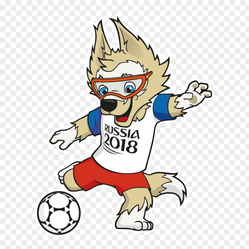 Football 2018 World Cup Final FIFA Official Mascots Zabivaka PNG