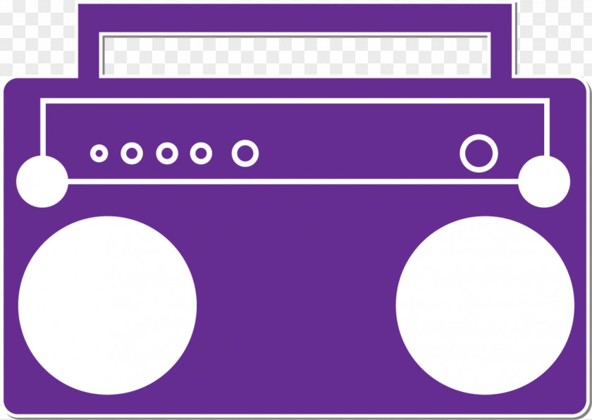 Purple Radio Station FM Broadcasting Download PNG
