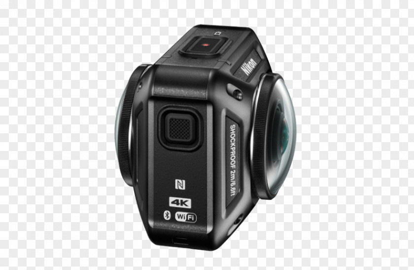 360 Camera Nikon KeyMission Action 4K Resolution Immersive Video PNG