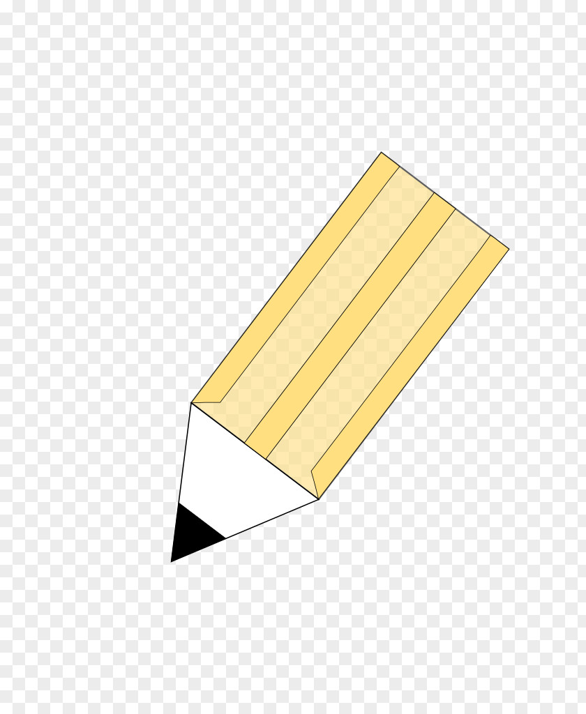Creative Pencil Rectangle Line Material PNG