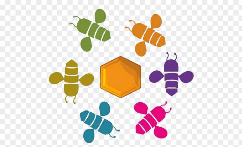 Creative Web Material Beekeeping Fair Snowflake Clip Art PNG