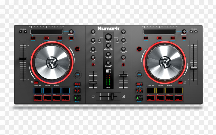 Disc Jockey Virtual DJ Controller Audio Numark Industries PNG