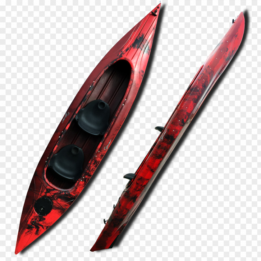 Double Kayak Boat Sit-on-top Canoe PNG