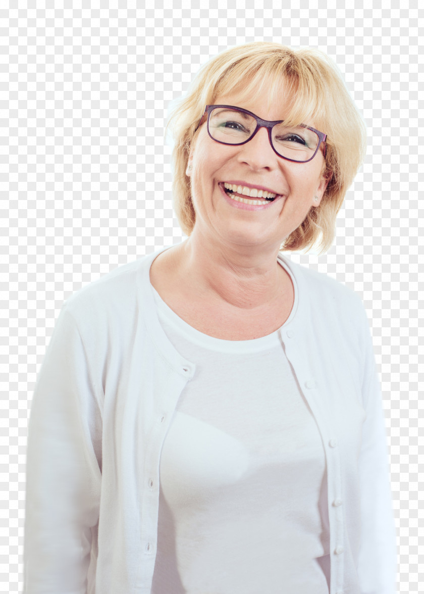 Hanspeter Keitel Dr. Irina Pramhofer-Dorninger Dentist Patient Glasses Blond PNG