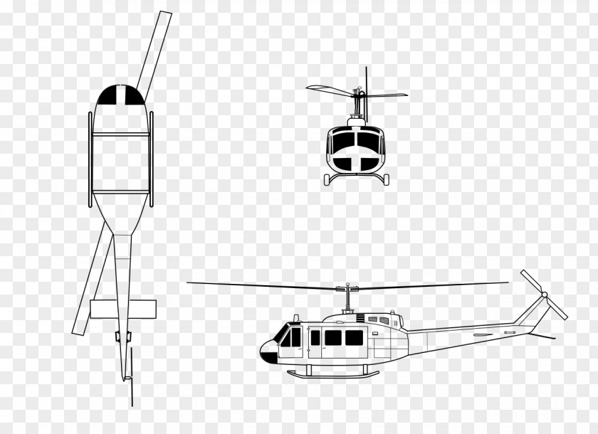 Helicopter Bell 212 UH-1 Iroquois UH-1N Twin Huey Family 204/205 PNG