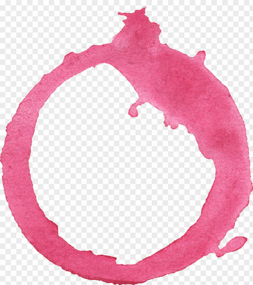 Pink Watercolor Painting Clip Art PNG