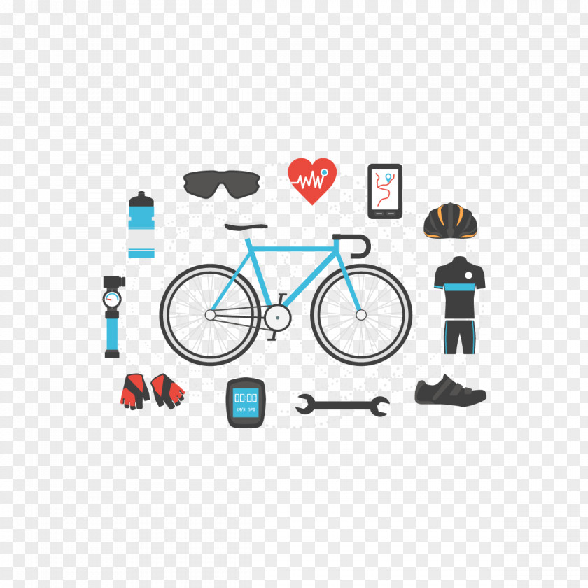 Vector Road Racing Cycling Bicycle Illustration PNG