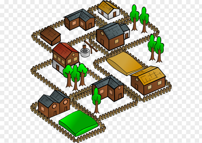 Village House Cliparts Christmas Free Content Clip Art PNG