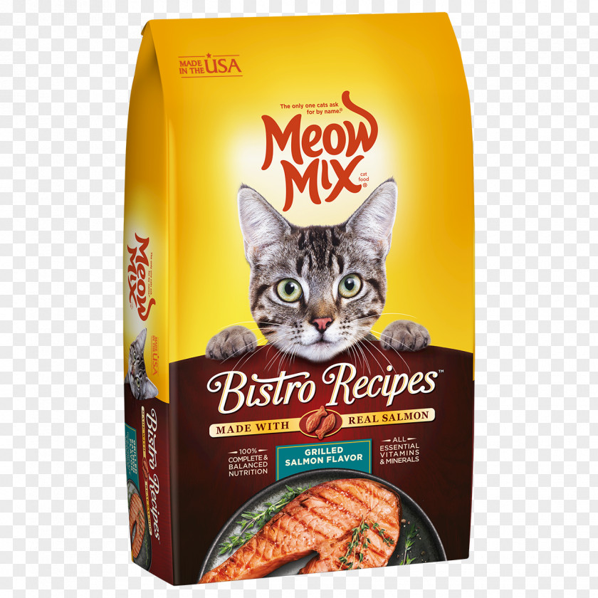 Cat Food Bistro Chicken Meow Mix PNG