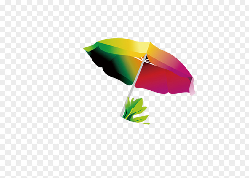 Colored Umbrella Auringonvarjo PNG