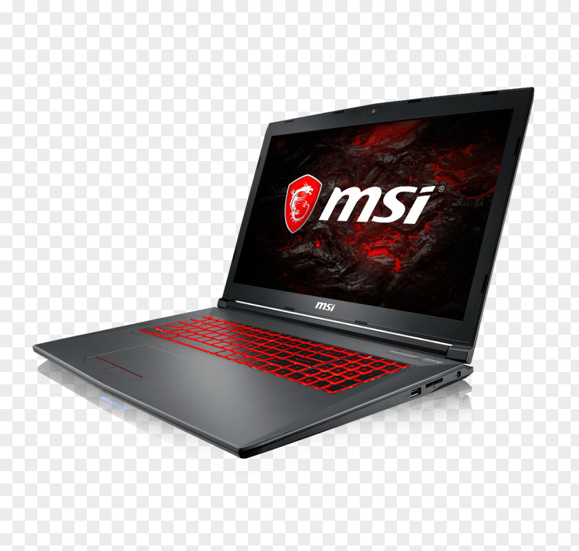 Laptop Intel Core MSI GV72 Micro-Star International PNG