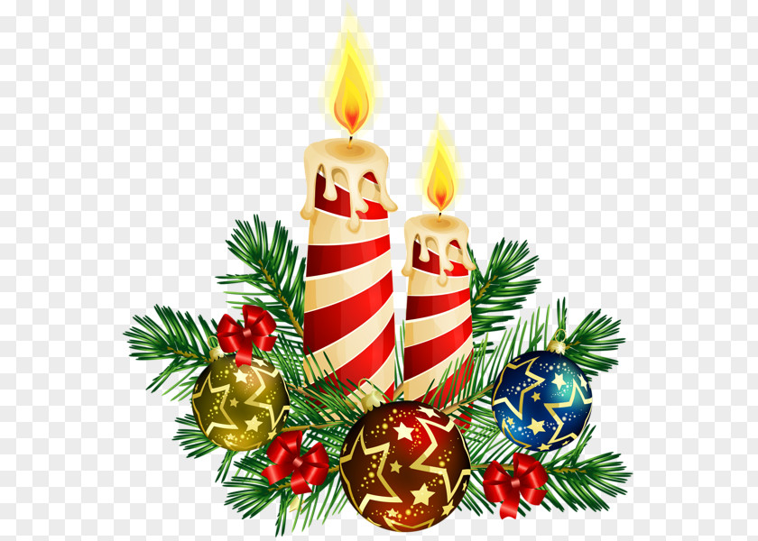 Candles Pic Christmas Decoration Candle Tree Clip Art PNG