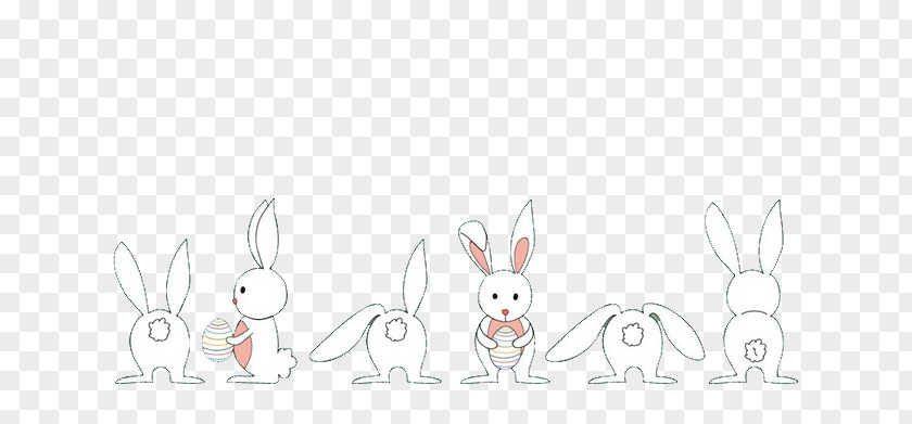 Cartoon Bunny Rabbit Hare Drawing PNG