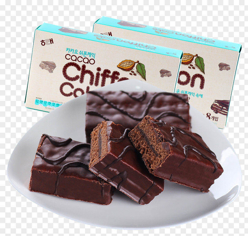 Chocolate Cake Fudge Chiffon Brownie Bar PNG