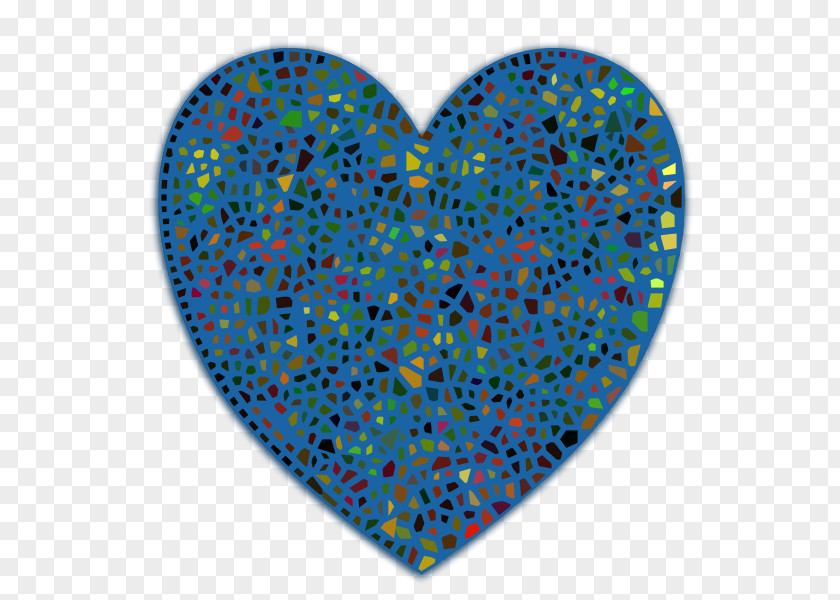 Heart Glitter Turquoise PNG