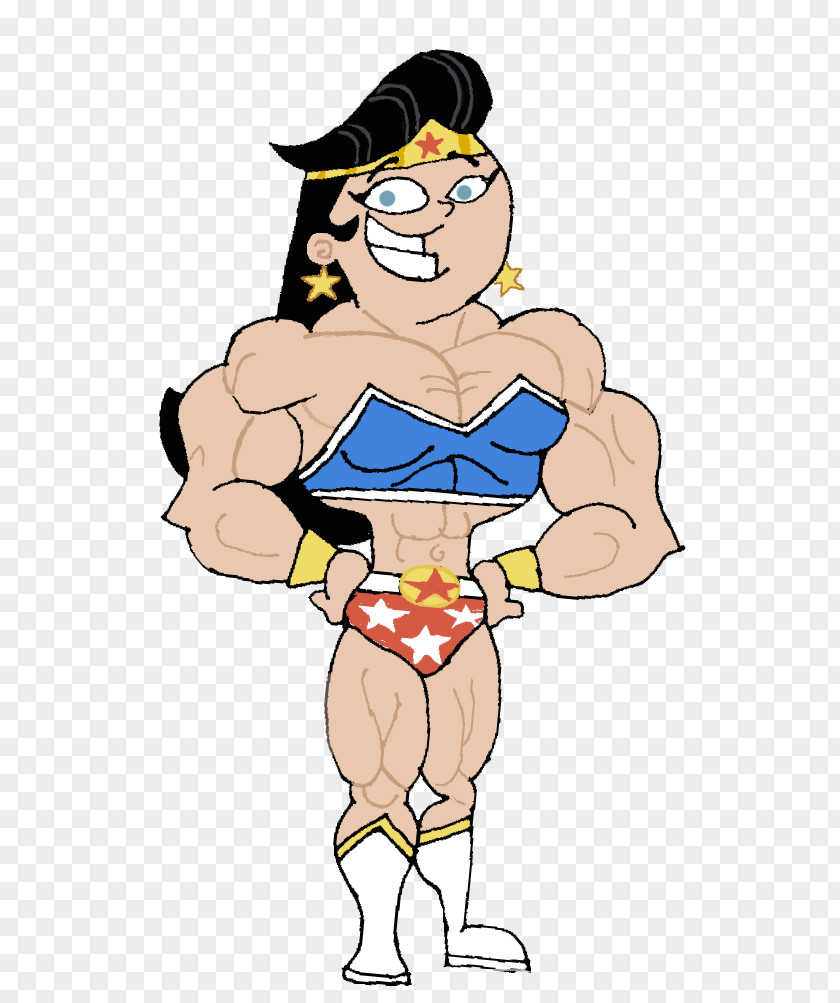 Muscle Growth Deviantart Trixie Tang Timmy Turner Tootie Superhero PNG