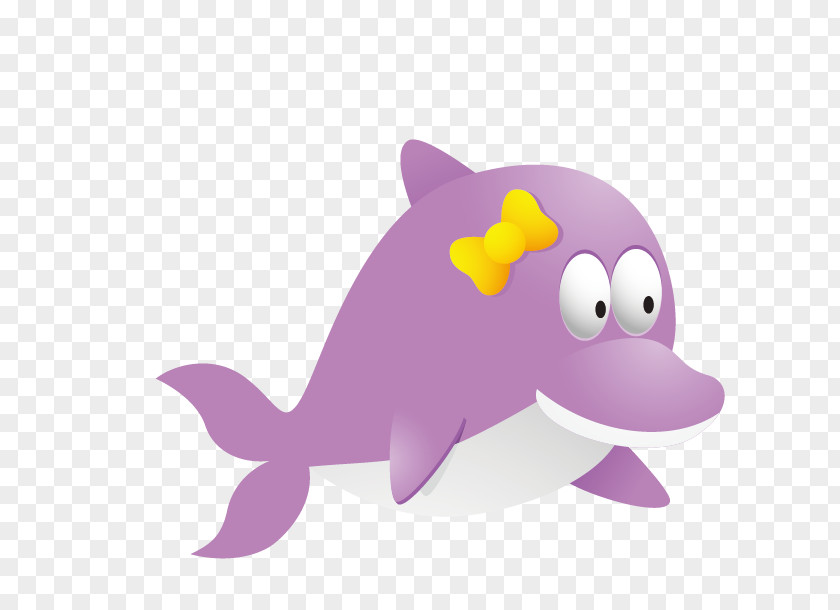 Purple Dolphin Icon PNG