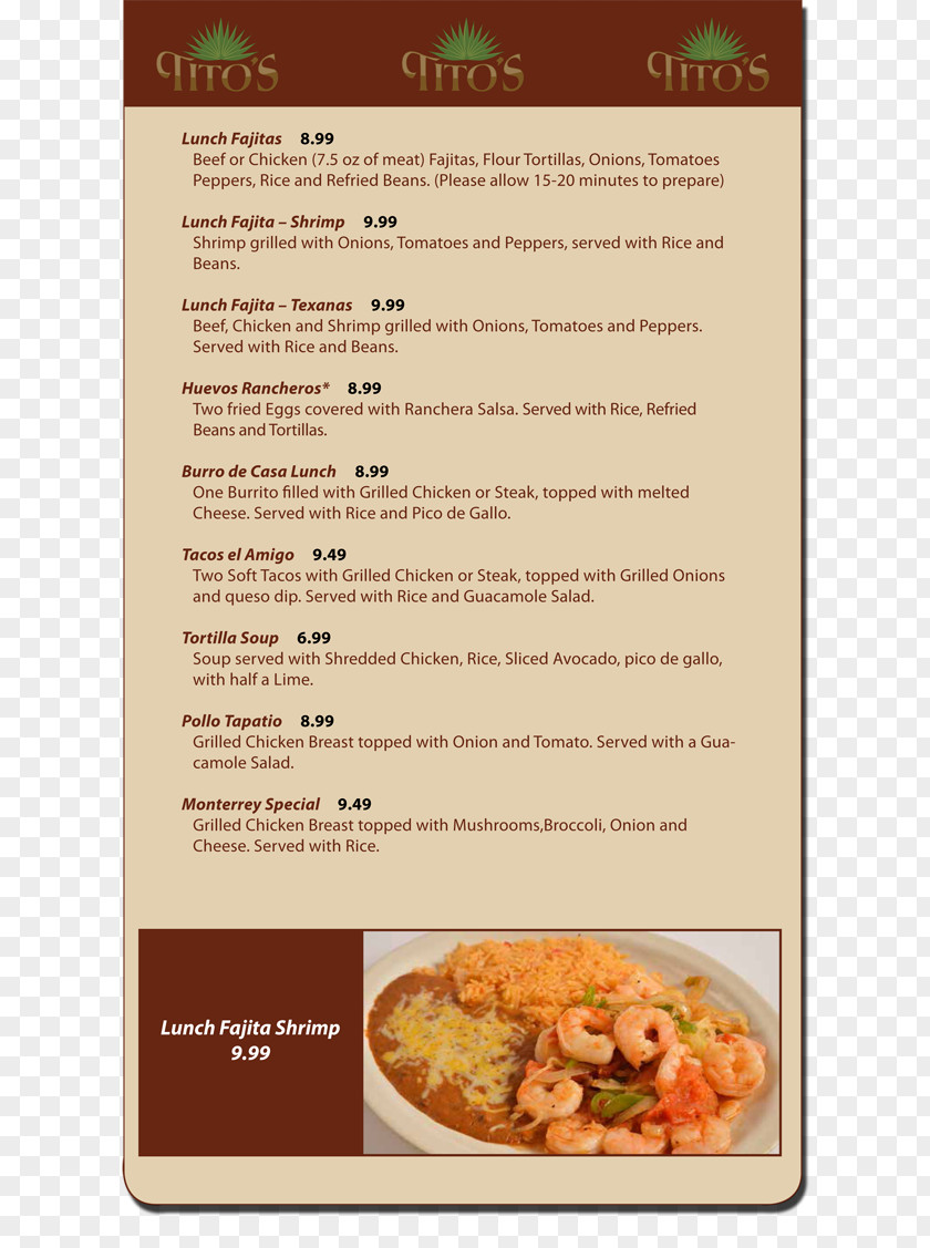 Cafeteria Menu Dish Fast Food PNG