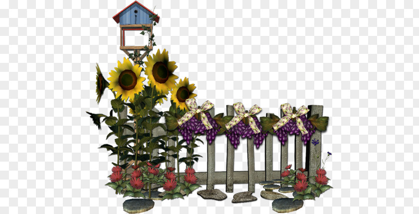 Common Sunflower Floral Design Clip Art PNG