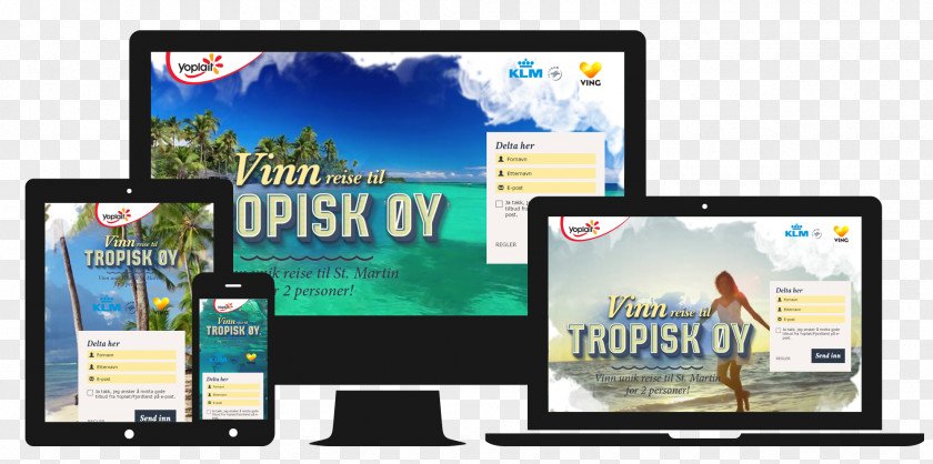 Computer Monitors Bank Norwegian Brand Yoplait Display Advertising PNG