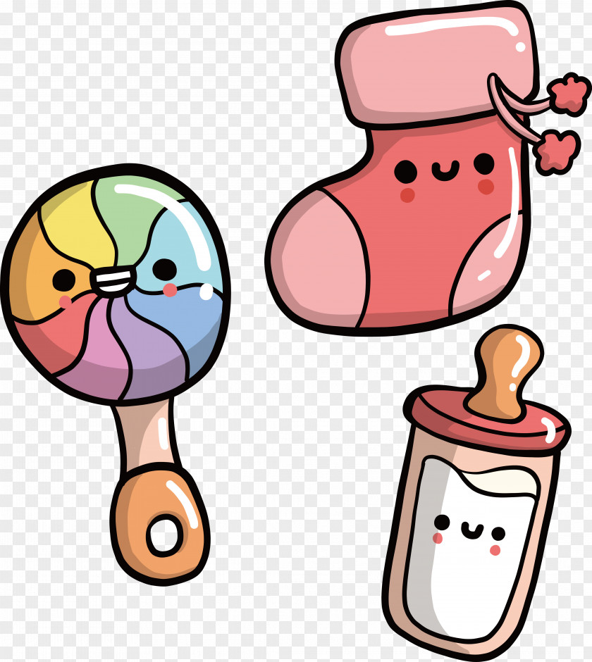 Cute Bottle Infant Child Baby Bottles PNG