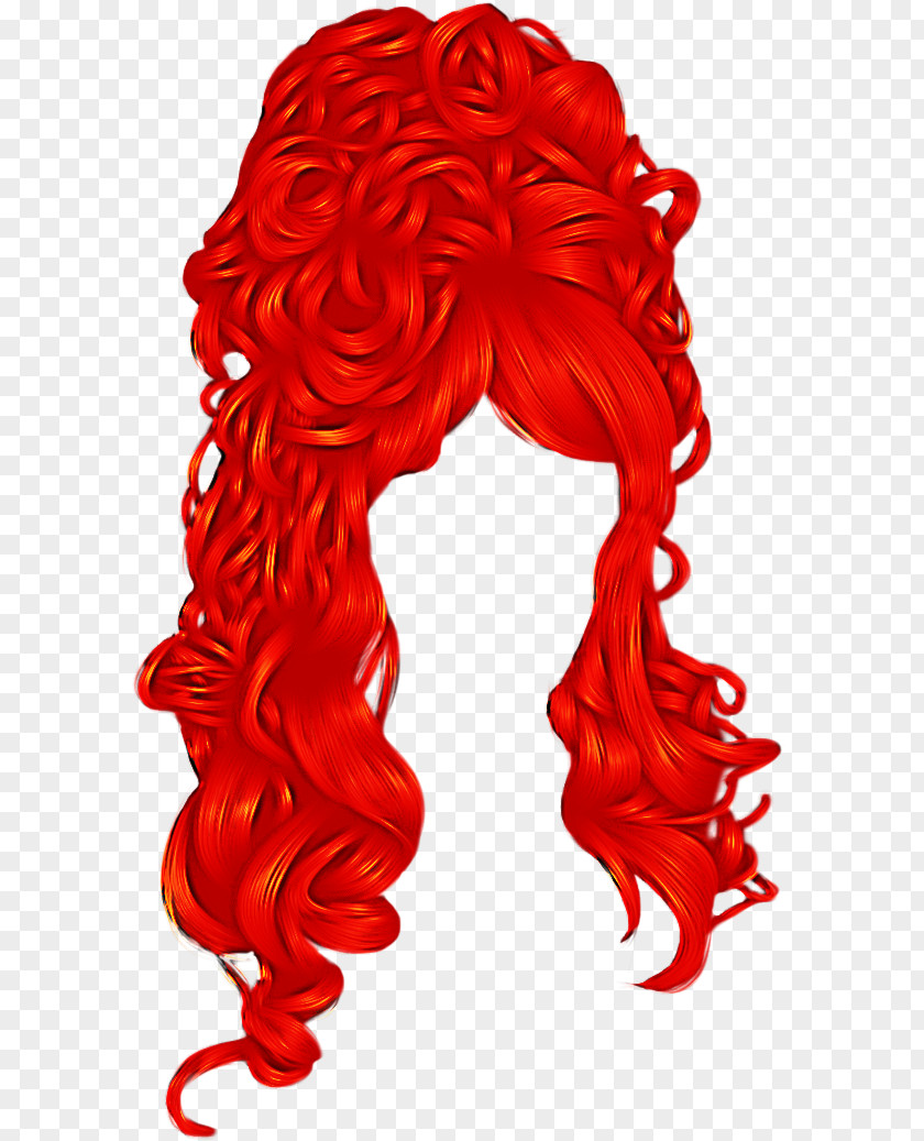 Hair Red Wig Clothing Coloring PNG