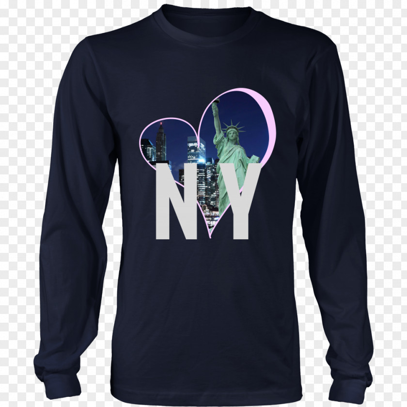 I Love New York Long-sleeved T-shirt Hoodie PNG