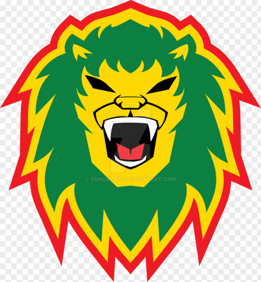 Lion Rastafari Of Judah Reggae Logo Drawing PNG