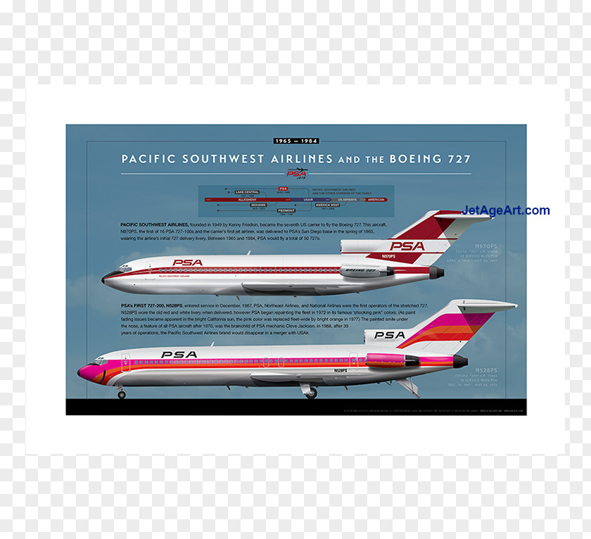 Livery Boeing 747 727 Airline Narrow-body Aircraft PNG