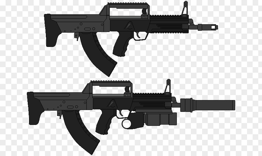 Ots12 Tiss Atchisson Assault Shotgun Automatic Combat Firearm PNG
