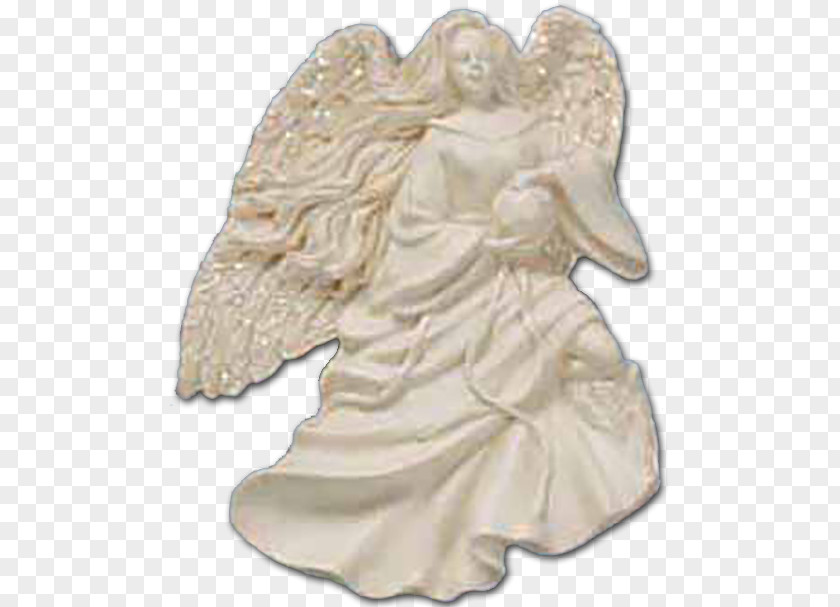 Rock Stone Carving Figurine Angel M PNG