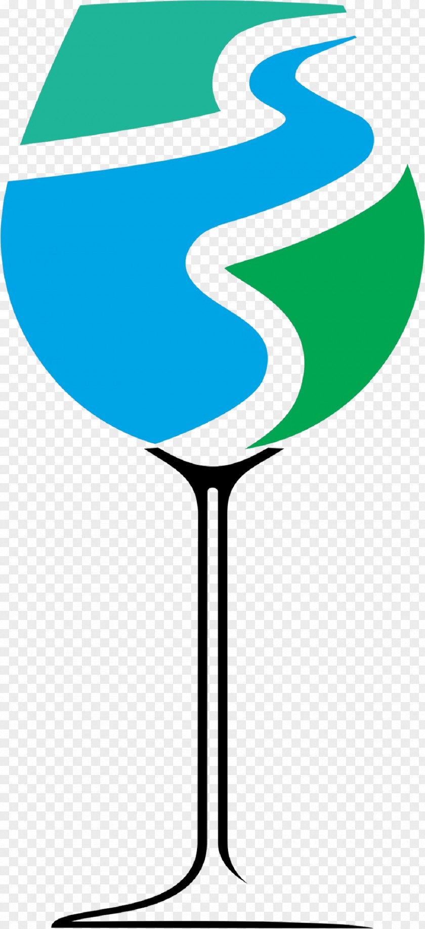 Symbol Logo Turquoise Line Electric Blue PNG