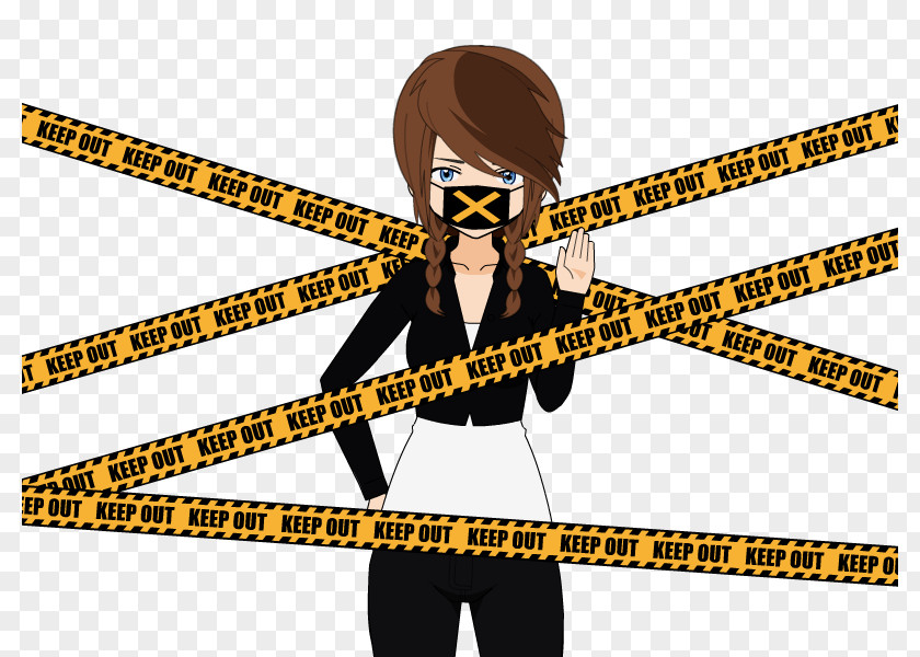 Tape Barricade Clip Art PNG