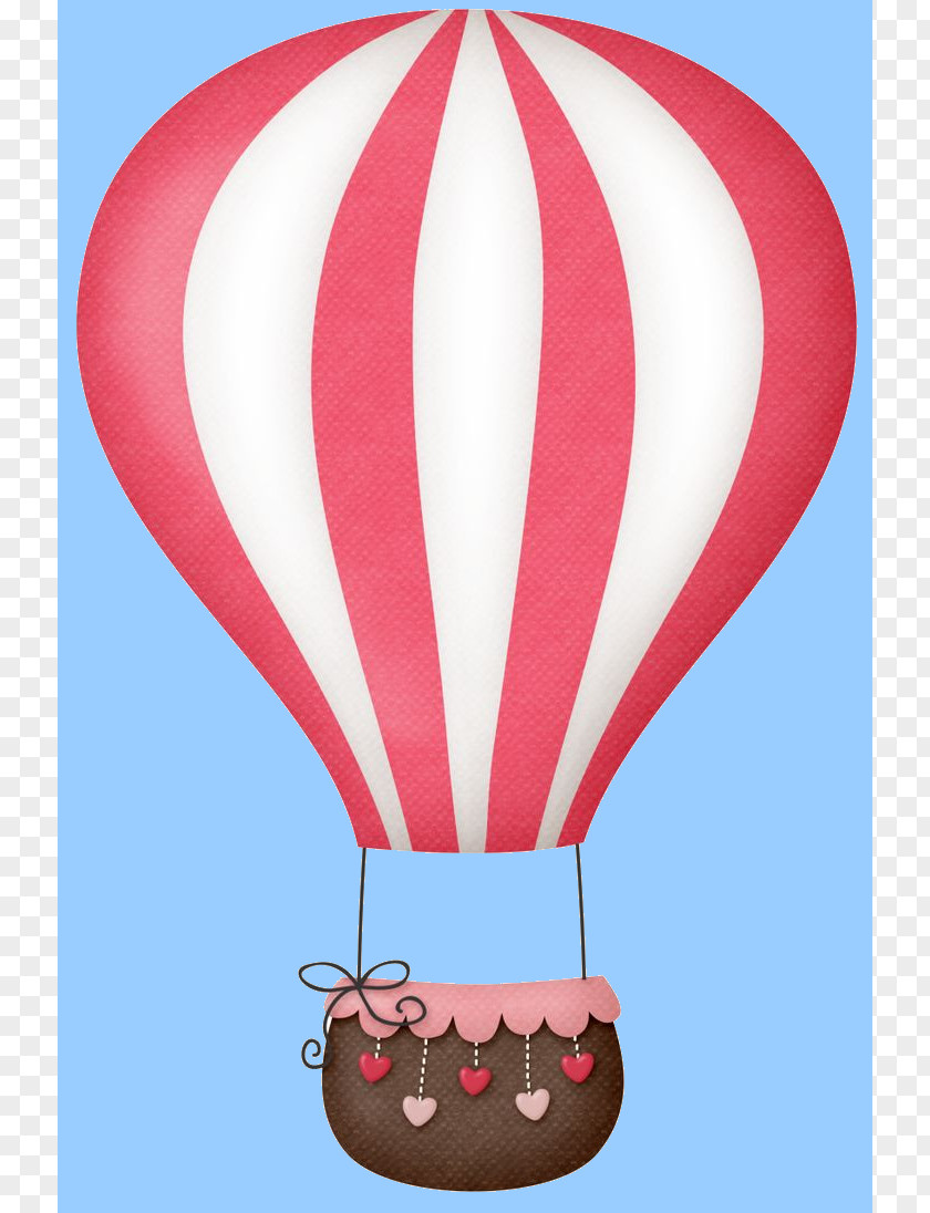 Balloon Hot Air Pink Clip Art PNG