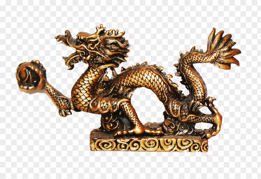 Chinese Dragon China Statue PNG