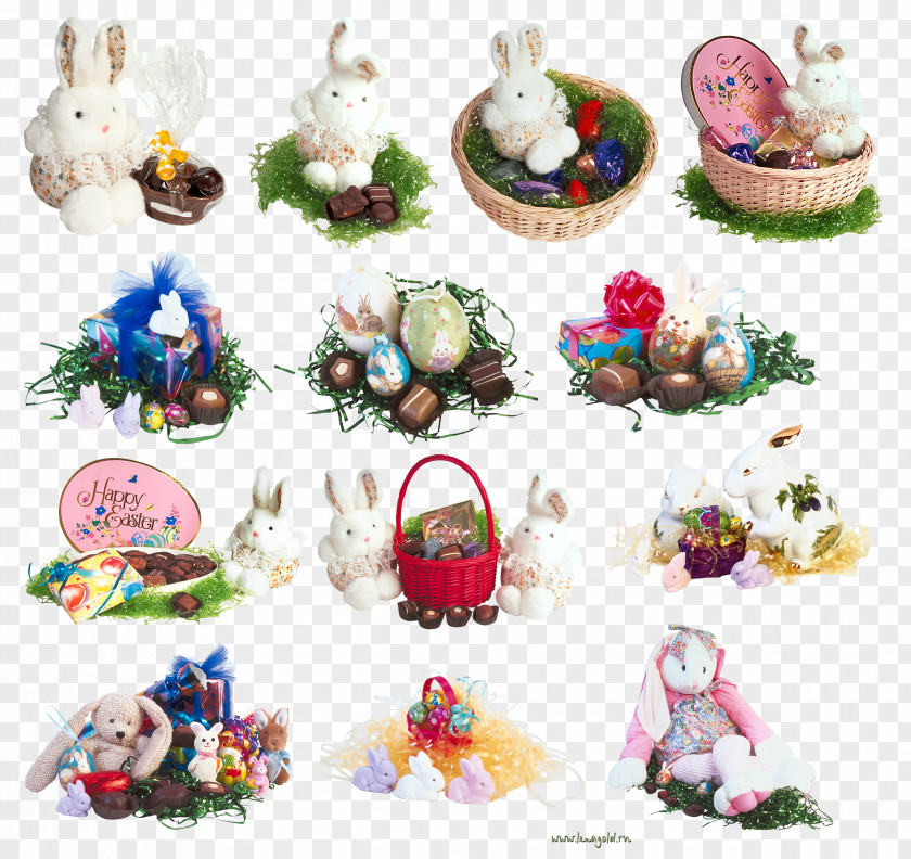 Easter Bunny Hare Clip Art PNG